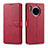 Leather Case Stands Flip Cover T11 Holder for Huawei Mate 30 Red