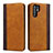 Leather Case Stands Flip Cover T11 Holder for Huawei P30 Pro Orange