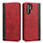 Leather Case Stands Flip Cover T11 Holder for Huawei P30 Pro Red