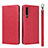 Leather Case Stands Flip Cover T11 Holder for Huawei P30 Red