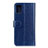 Leather Case Stands Flip Cover T11 Holder for Xiaomi Mi 11 Lite 4G Blue