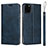 Leather Case Stands Flip Cover T12 Holder for Apple iPhone 11 Pro Blue