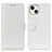 Leather Case Stands Flip Cover T12 Holder for Apple iPhone 13 Mini White