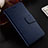 Leather Case Stands Flip Cover T12 Holder for Huawei Honor 20E Blue