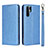 Leather Case Stands Flip Cover T12 Holder for Huawei P30 Pro New Edition Blue