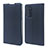 Leather Case Stands Flip Cover T12 Holder for Huawei P40 Blue