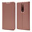 Leather Case Stands Flip Cover T12 Holder for Xiaomi Mi 9T Pro Rose Gold