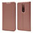 Leather Case Stands Flip Cover T12 Holder for Xiaomi Mi 9T Rose Gold