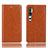Leather Case Stands Flip Cover T12 Holder for Xiaomi Mi Note 10 Orange
