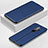 Leather Case Stands Flip Cover T12 Holder for Xiaomi Redmi Note 8 Pro Blue