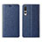 Leather Case Stands Flip Cover T14 Holder for Huawei P20 Pro Blue