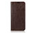 Leather Case Stands Flip Cover T14 Holder for Huawei P40 Pro Brown