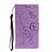 Leather Case Stands Flip Cover T14 Holder for Huawei P40 Purple