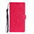 Leather Case Stands Flip Cover T14 Holder for Huawei P40 Red