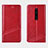 Leather Case Stands Flip Cover T14 Holder for Xiaomi Mi 9T Red
