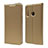 Leather Case Stands Flip Cover T15 Holder for Huawei Honor 20 Lite Gold