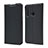 Leather Case Stands Flip Cover T15 Holder for Huawei Honor 20E Black