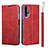 Leather Case Stands Flip Cover T15 Holder for Huawei Honor 20S Red