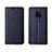 Leather Case Stands Flip Cover T15 Holder for Huawei Mate 20 Blue