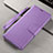 Leather Case Stands Flip Cover T15 Holder for Xiaomi Mi Note 10 Purple