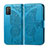 Leather Case Stands Flip Cover T15 Holder for Xiaomi Poco M3 Sky Blue