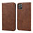 Leather Case Stands Flip Cover T16 Holder for Apple iPhone 11 Pro Brown