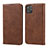 Leather Case Stands Flip Cover T16 Holder for Apple iPhone 11 Pro Max Brown