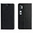 Leather Case Stands Flip Cover T16 Holder for Xiaomi Mi Note 10 Black