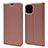 Leather Case Stands Flip Cover T17 Holder for Apple iPhone 11 Pro Max Rose Gold