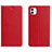 Leather Case Stands Flip Cover T17 Holder for Apple iPhone 11 Red