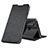 Leather Case Stands Flip Cover T17 Holder for Xiaomi Redmi Note 8 (2021) Black