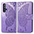 Leather Case Stands Flip Cover T19 Holder for Huawei Honor 20S Purple