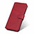 Leather Case Stands Flip Cover T19 Holder for Huawei P40 Red