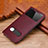 Leather Case Stands Flip Cover T20 Holder for Apple iPhone 11 Pro Max Red Wine