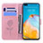 Leather Case Stands Flip Cover T21 Holder for Huawei P40