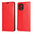 Leather Case Stands Flip Cover T21 Holder for Xiaomi Mi 11 Lite 5G Red