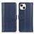 Leather Case Stands Flip Cover T23 Holder for Apple iPhone 13 Mini Blue