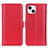 Leather Case Stands Flip Cover T23 Holder for Apple iPhone 13 Mini Red