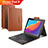 Leather Case Stands Flip Cover with Keyboard for Huawei Honor Pad 5 10.1 AGS2-W09HN AGS2-AL00HN Brown