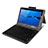 Leather Case Stands Flip Cover with Keyboard for Huawei MediaPad M3 Lite 10.1 BAH-W09 Black