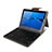 Leather Case Stands Flip Cover with Keyboard for Huawei MediaPad M3 Lite 10.1 BAH-W09 Brown
