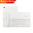 Leather Case Stands Flip Cover with Keyboard L01 for Huawei MediaPad M3 Lite 10.1 BAH-W09 White