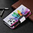 Leather Case Stands Flip Flowers Cover Holder for Apple iPhone 13 Pro Colorful