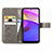 Leather Case Stands Flip Flowers Cover Holder for Motorola Moto E20