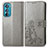 Leather Case Stands Flip Flowers Cover Holder for Motorola Moto Edge 30 5G