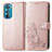 Leather Case Stands Flip Flowers Cover Holder for Motorola Moto Edge 30 5G