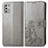 Leather Case Stands Flip Flowers Cover Holder for Motorola Moto G Stylus (2021)