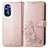 Leather Case Stands Flip Flowers Cover Holder for Motorola Moto G Stylus (2022) 5G Pink