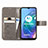 Leather Case Stands Flip Flowers Cover Holder for Motorola Moto G10