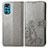 Leather Case Stands Flip Flowers Cover Holder for Motorola Moto G22